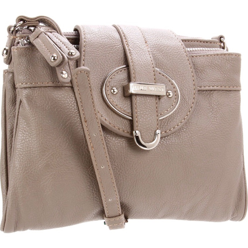 NINE WEST Faux Leather Small Zipster Crossbody